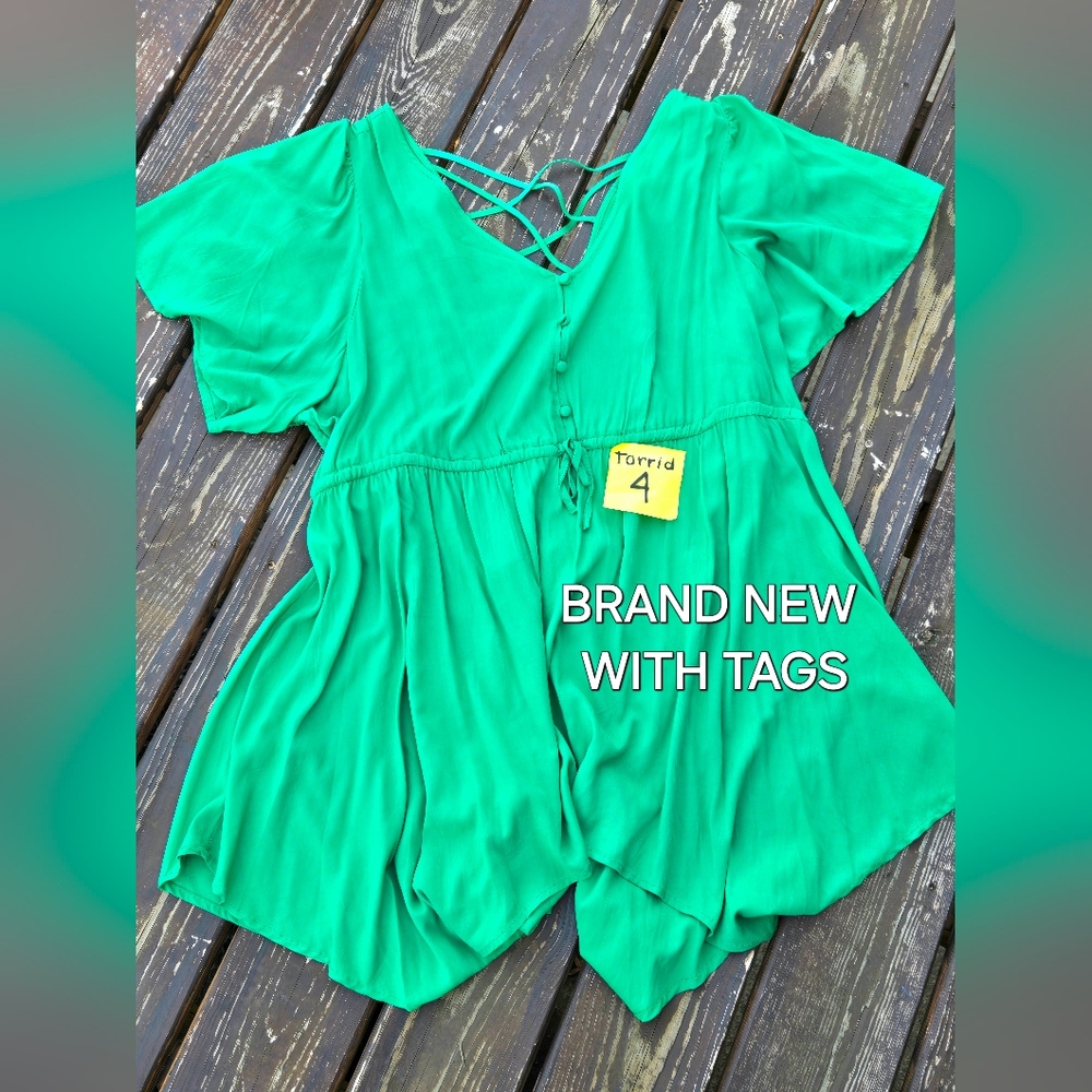 Torrid Shark Bite Blouse